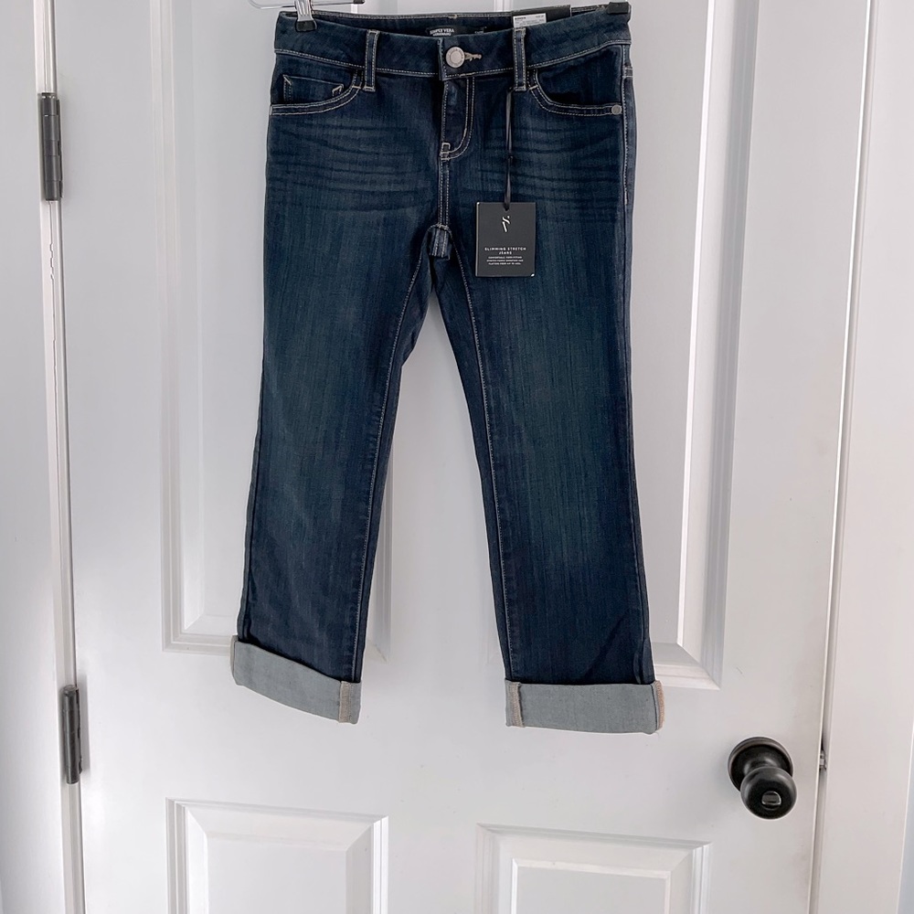 NWT Women’s Simply Vera Vera Wang capri jeans